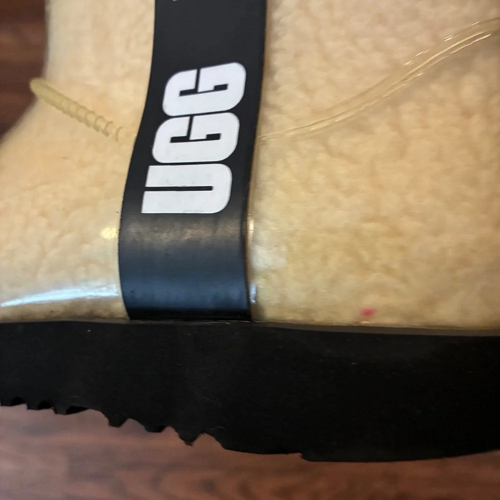 UGG Classic Clear Mini Waterproof Boots‎ Natural Black Women's US 5 EU 35